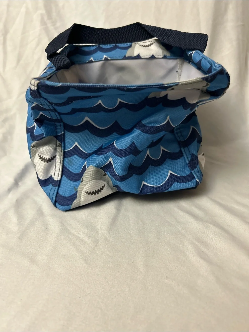 thirty-one Blue Shark Wave Kids Lunch Tote